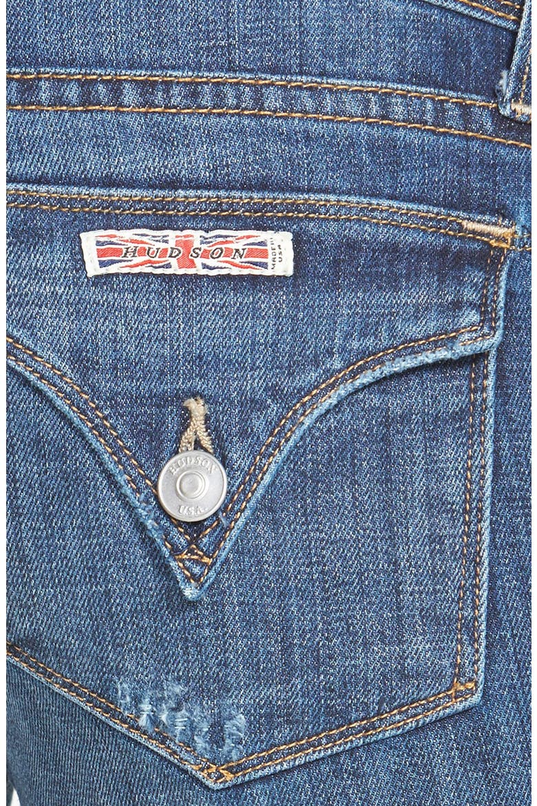 'Croxley' Cuffed Denim Shorts, Alternate, color, CONNECTION