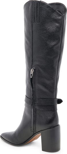 Tyrone Pointed Toe Knee High Boot
