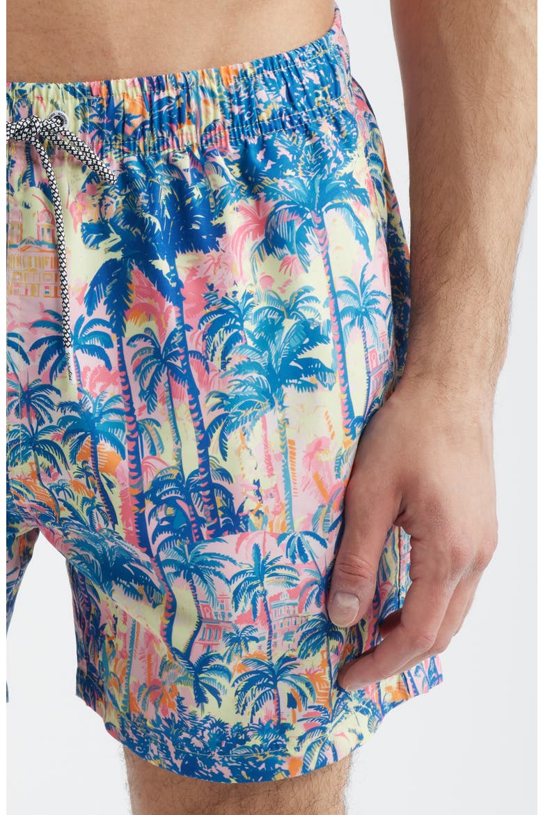 Havana Print Swim Trunks, Alternate, color, MULTI