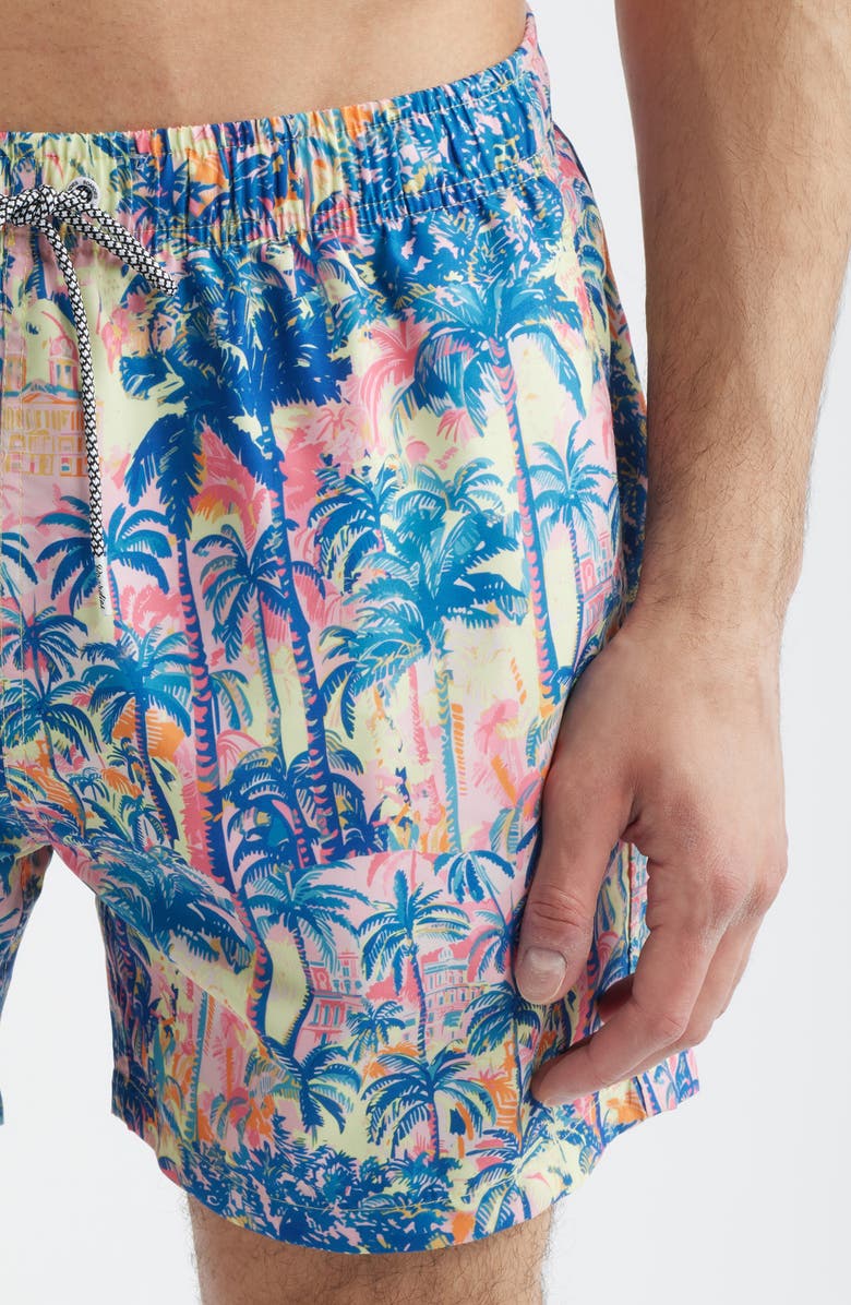 Boardies Havana Print Swim Trunks, Alternate, color, Multi