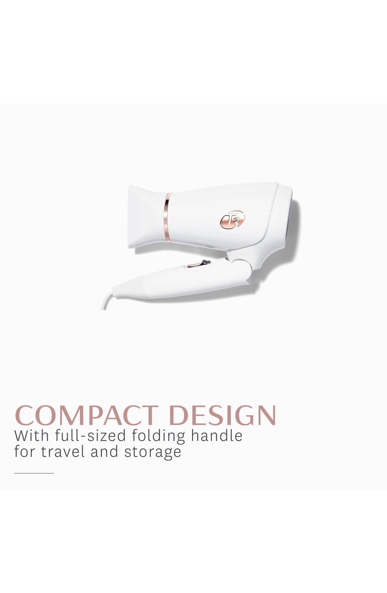 T3 Featherweight Folding Compact Hair Dryer with Dual Voltage, Alternate, color,