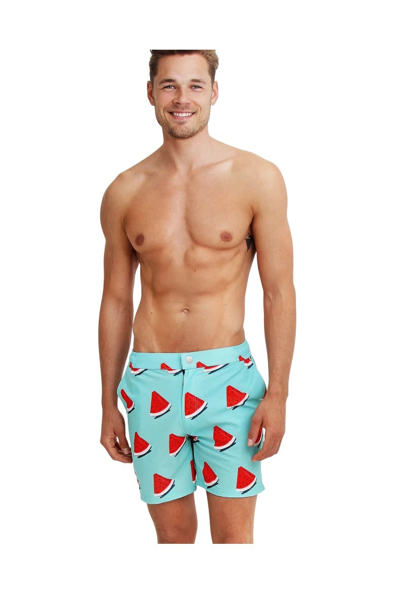 Men's Swim Shorts, Alternate, color, Aqua