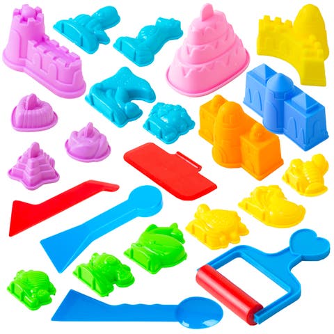 Sand Molds Beach Toys - 23pk