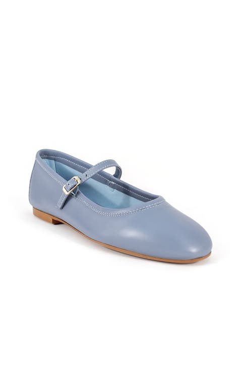Boheme Leather Mary Jane Flat