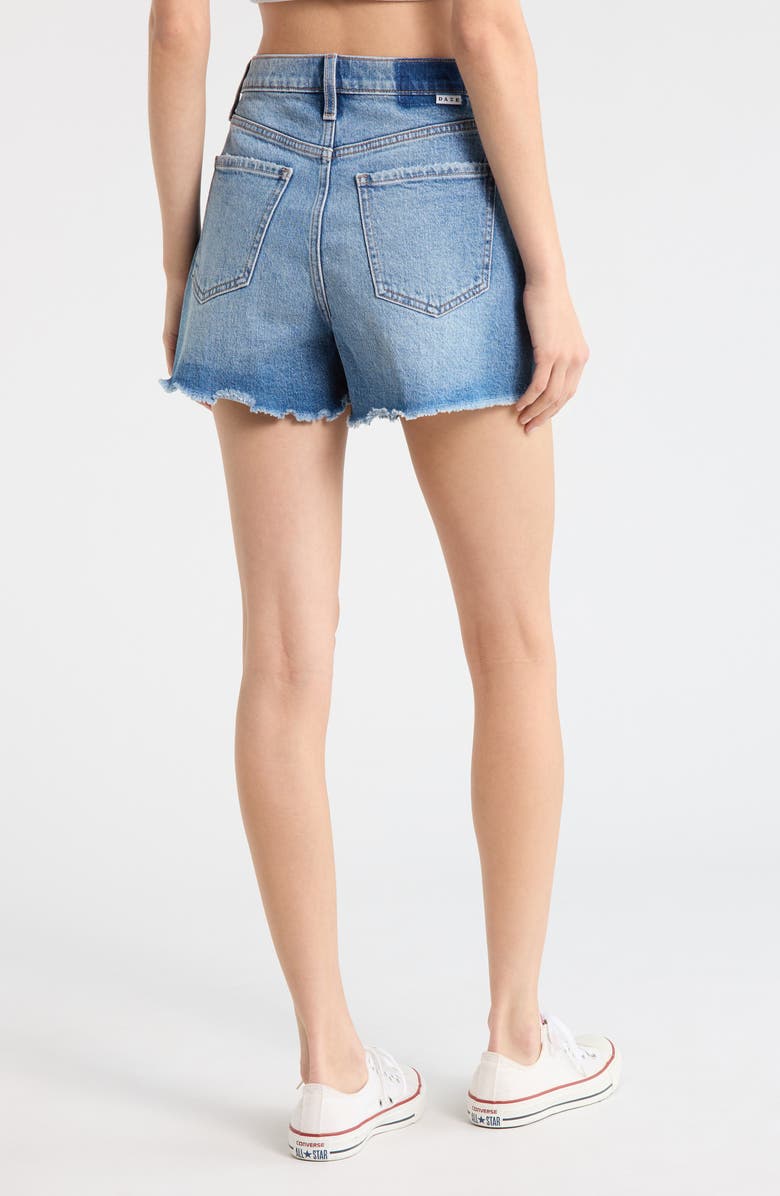 DAZE The Knockout High Waist Denim Shorts, Alternate, color, Alter Ego