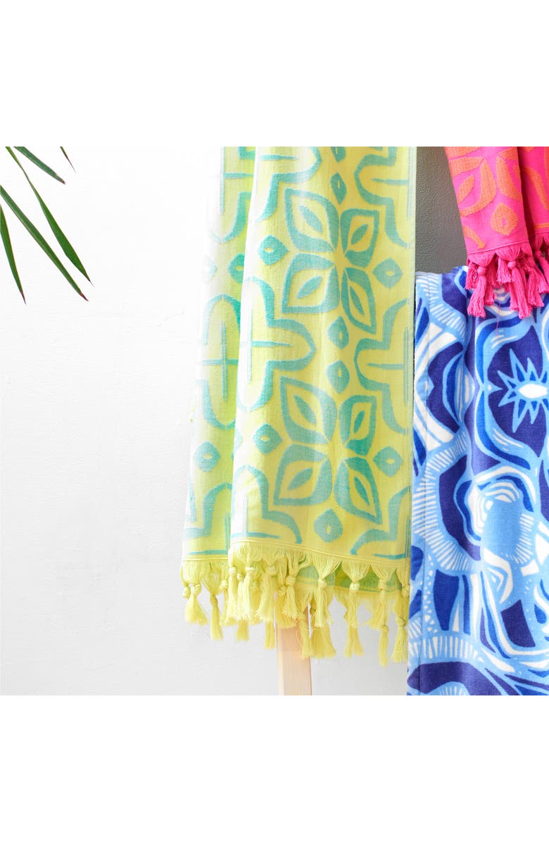 Rochelle Porter Tasseled Beach Towel, Alternate, color, 