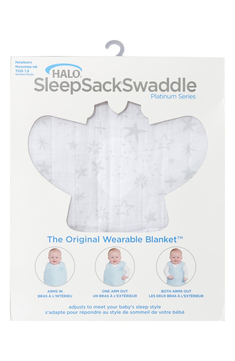 HALO <sup>®</sup> Platinum Series SleepSack<sup>™</sup> Quilted Swaddle, Alternate, color,