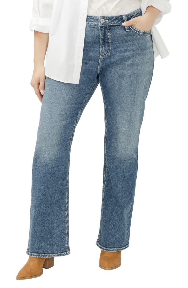Silver Jeans Co. Suki Bootcut Jeans, Main, color, Georgia