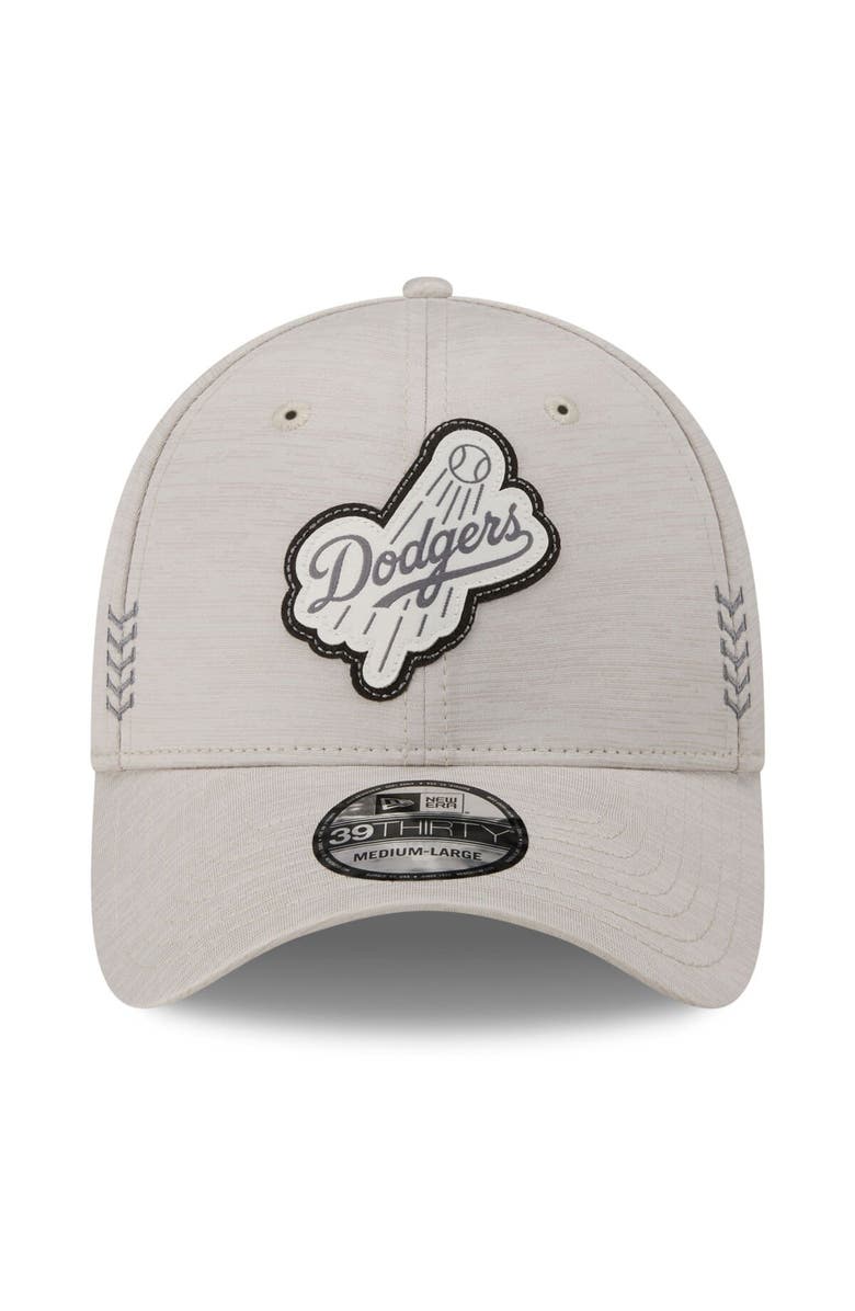 New Era Men's New Era Cream Los Angeles Dodgers 2024 Clubhouse 39THIRTY Flex Fit Hat, Alternate, color, Cream