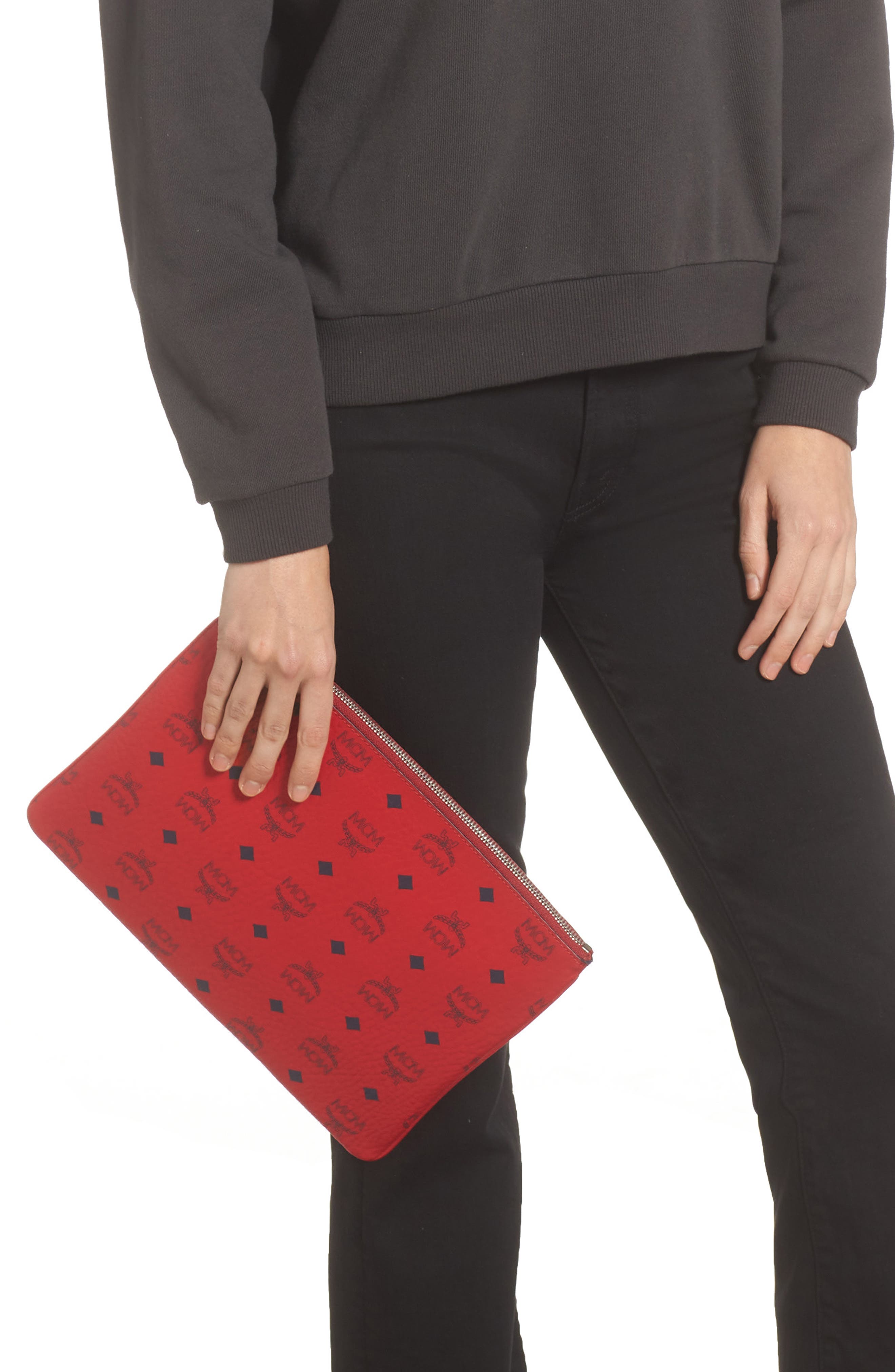 Visetos Original Pouch, Alternate, color, CANDY RED