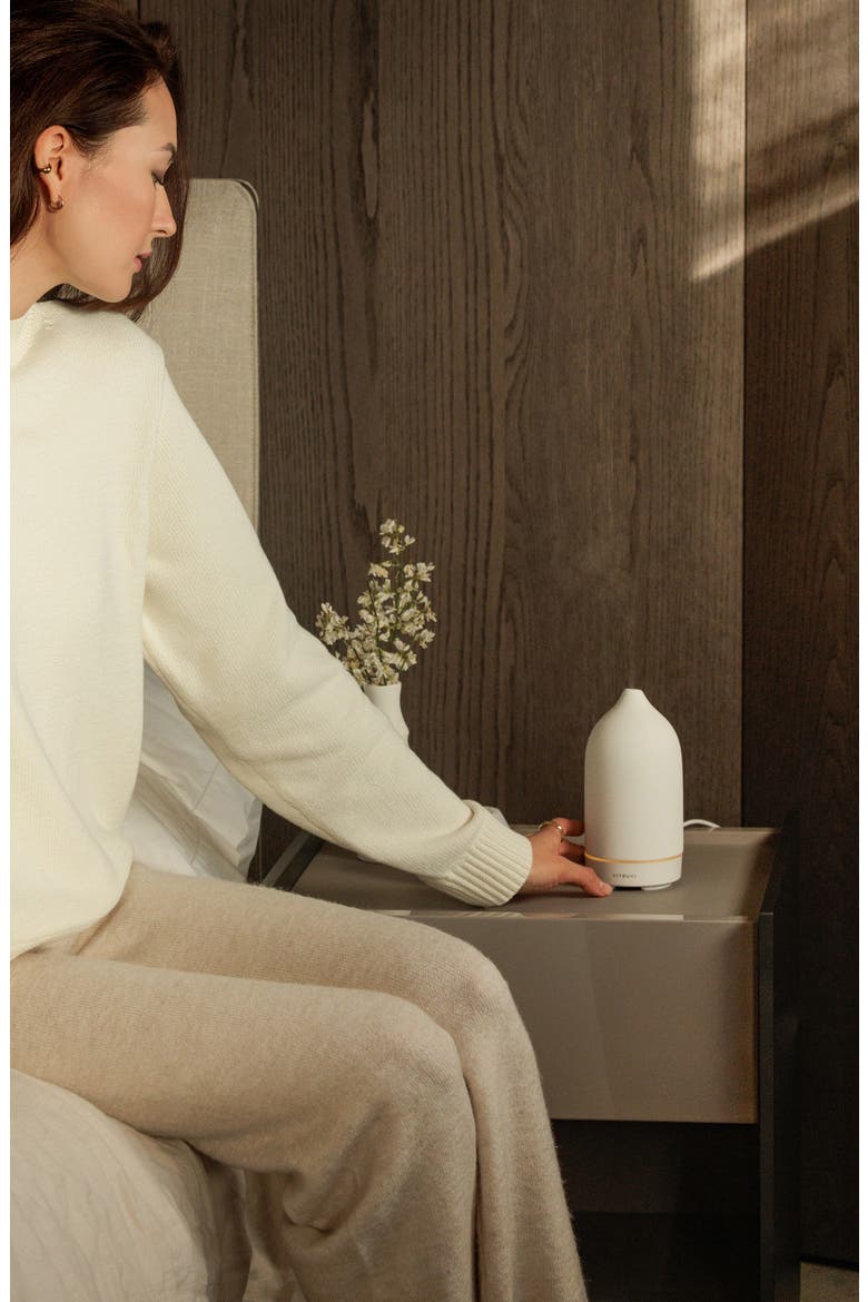 Stone Porcelain Diffuser, Alternate, color, WHITE