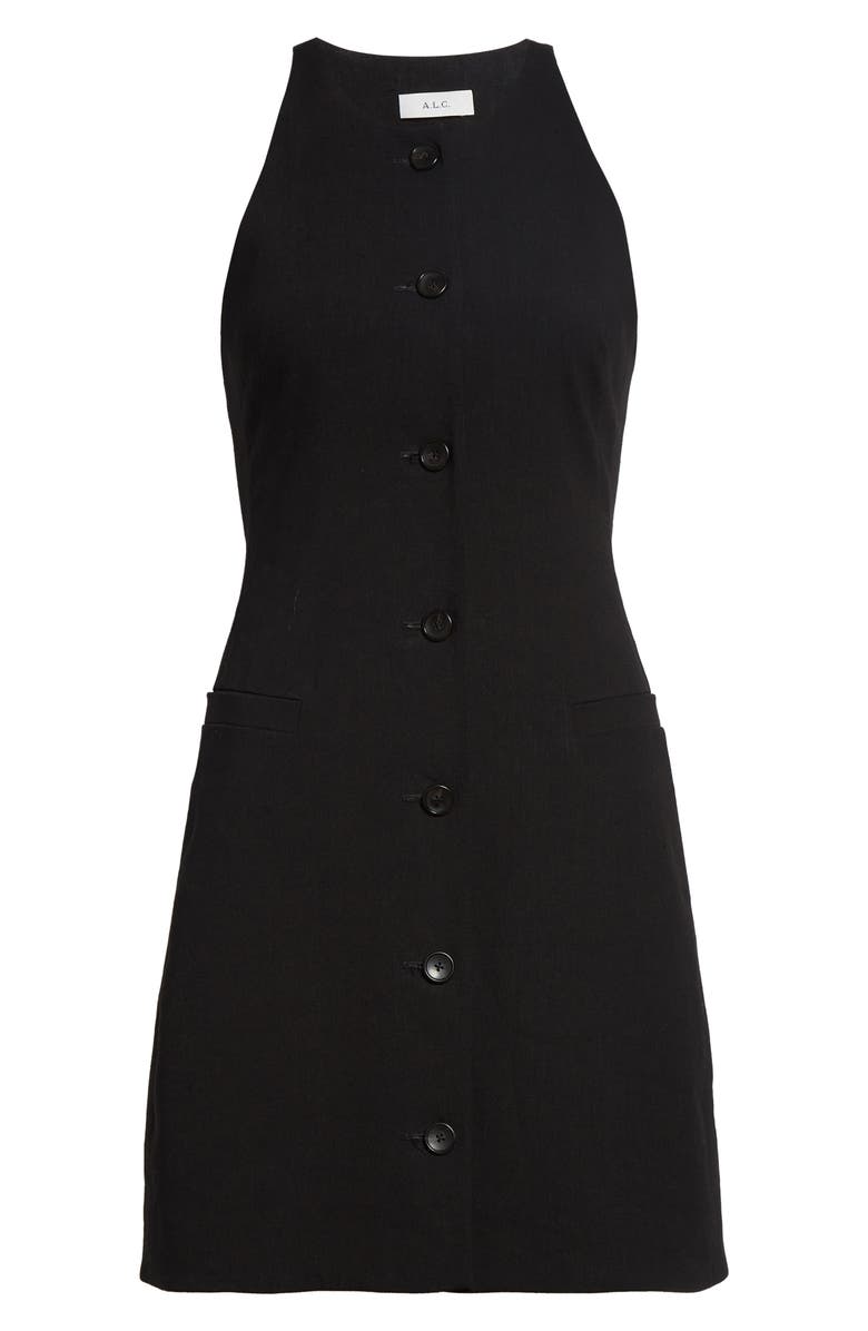 A.L.C. Suri Linen Blend Minidress, Alternate, color, 