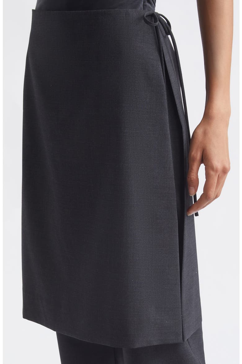 Sarong Wool Blend Pants, Alternate, color, DARK GRAPHITE