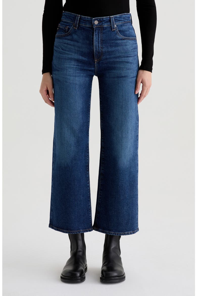 Saige Mid Rise Ankle Wide Leg Jeans, Main, color, VEILED
