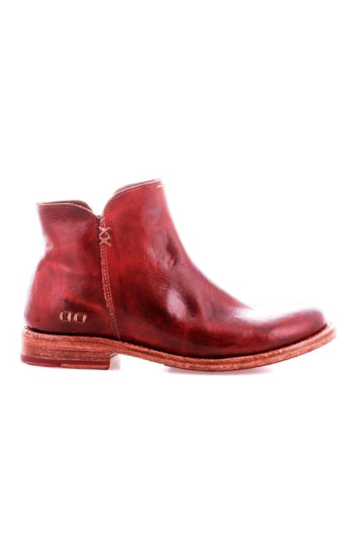 Bed Stu Yurisa Ankle Boot In Red