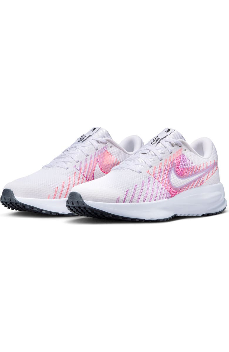 Nike Run Defy Running Shoe, Main, color, White/ Hydrangeas