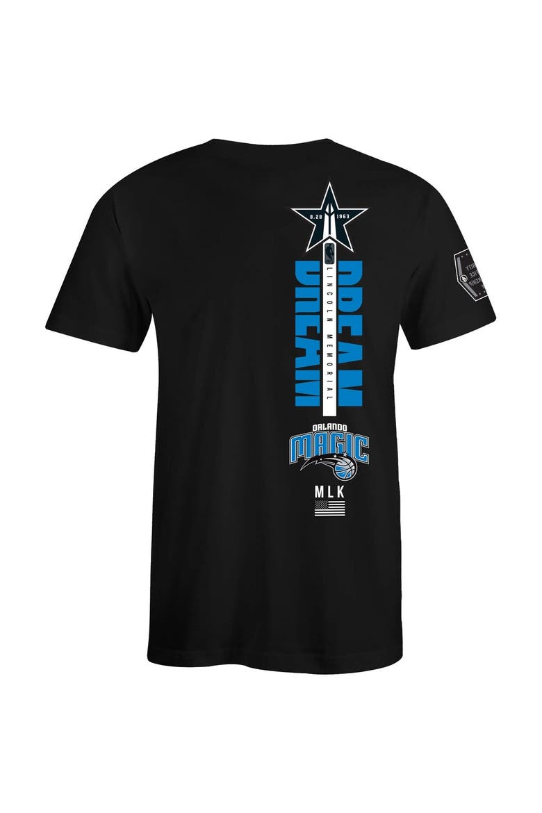 Unisex FISLL x Black History Collection  Black Orlando Magic T-Shirt, Alternate, color, Black