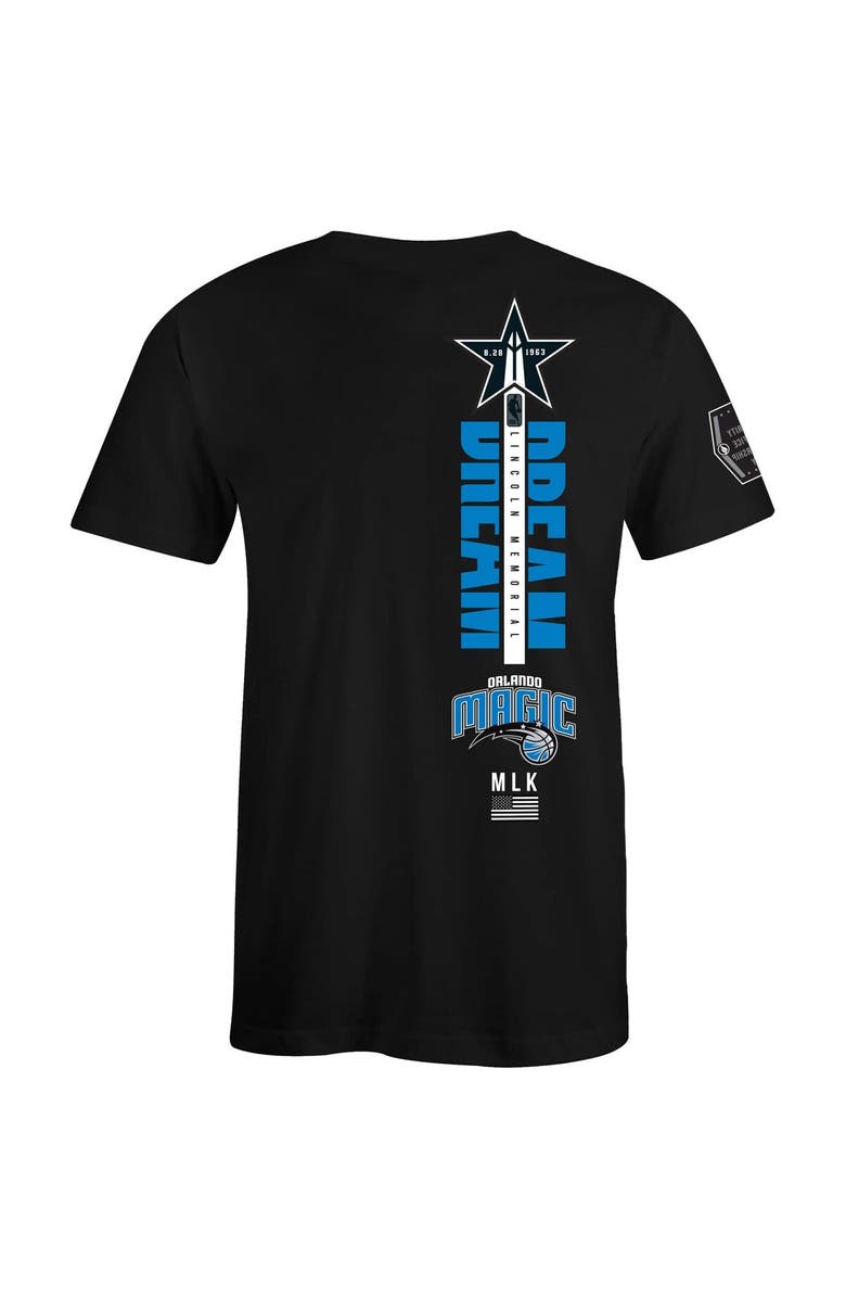 FISLL Unisex FISLL x Black History Collection  Black Orlando Magic T-Shirt, Alternate, color, Black