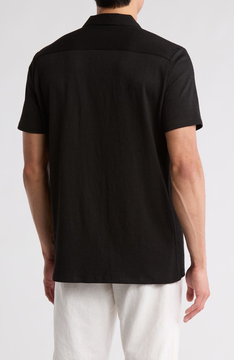 Civil Society Waffle Texture Button-Up Shirt, Alternate, color, 