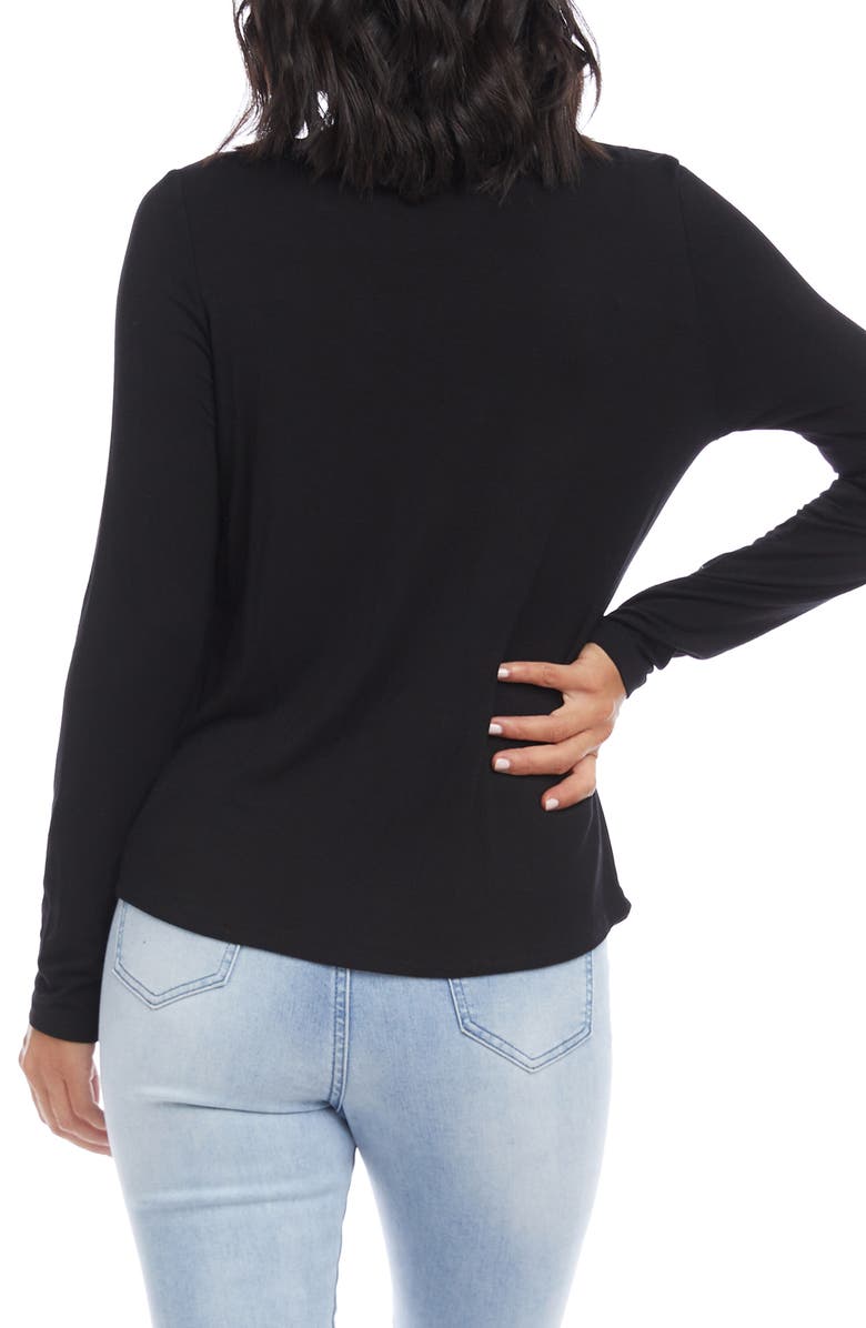 Karen Kane Twist Neck Top, Alternate, color,