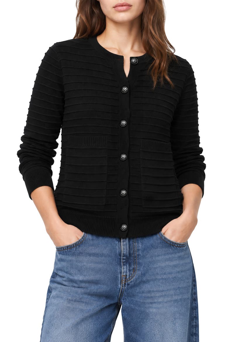 Jilly Ottoman Cardigan, Main, color, BLACK
