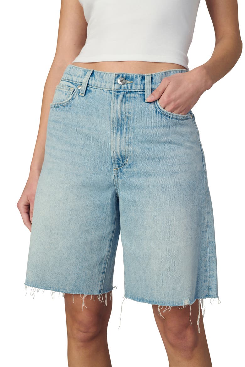 The Ryan Low Slung Cutoff Bermuda Denim Shorts, Alternate, color, GENTLE