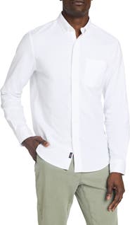 Faherty Cotton Blend Oxford Button-Down Shirt