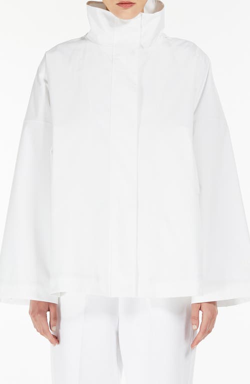 Mm Preston Tech Water Repellent Rain Jacket In Optical White