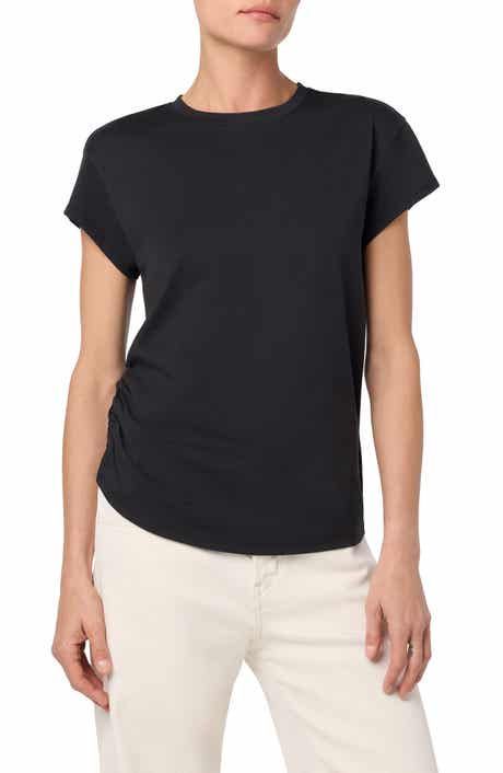 Short Sleeve Ruched T-Shirt