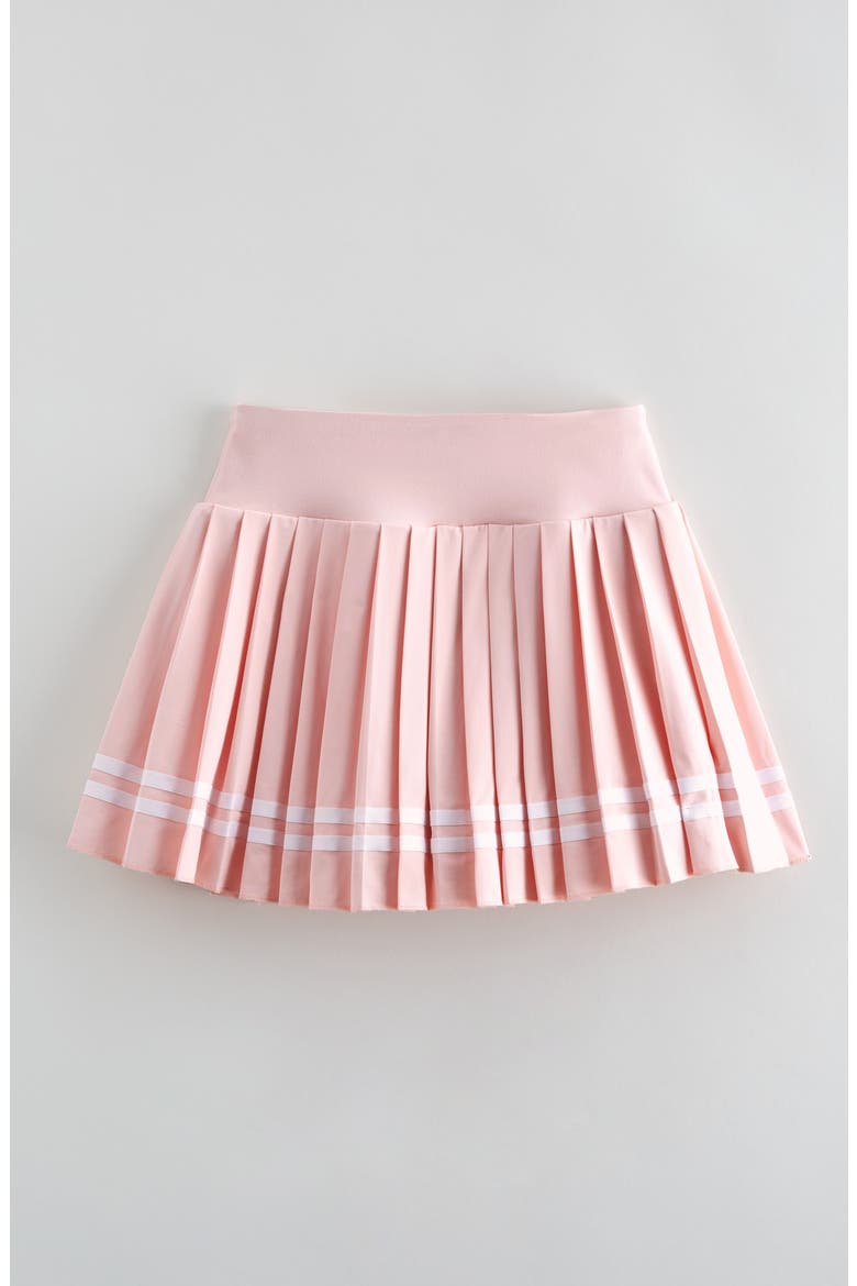 Kids' Backspin Pleated Skort, Main, color, PINK BEACH