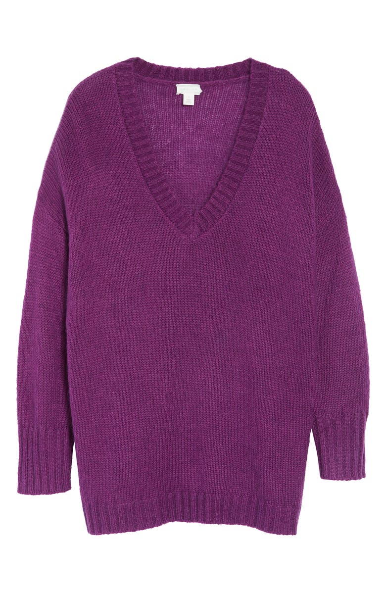 Caslon<sup>®</sup> V-Neck Sweater, Alternate, color,