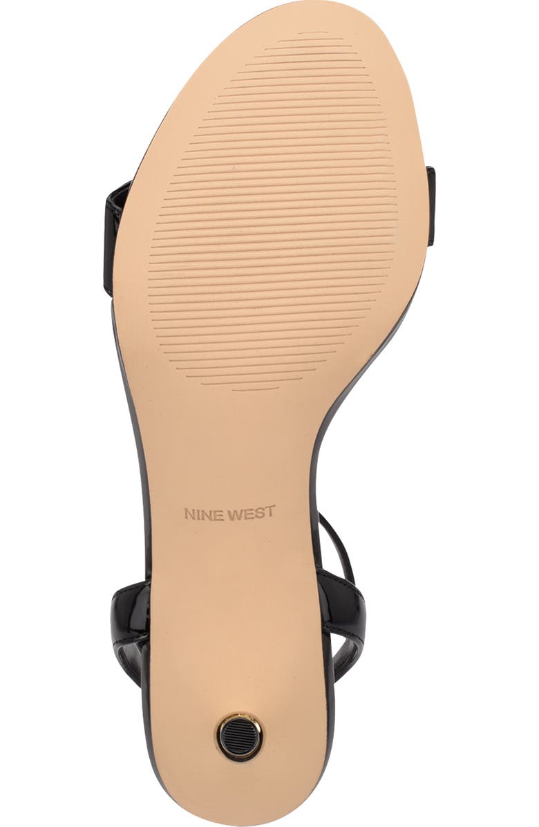 Nine West Anny Sandal, Alternate, color, Black Patent