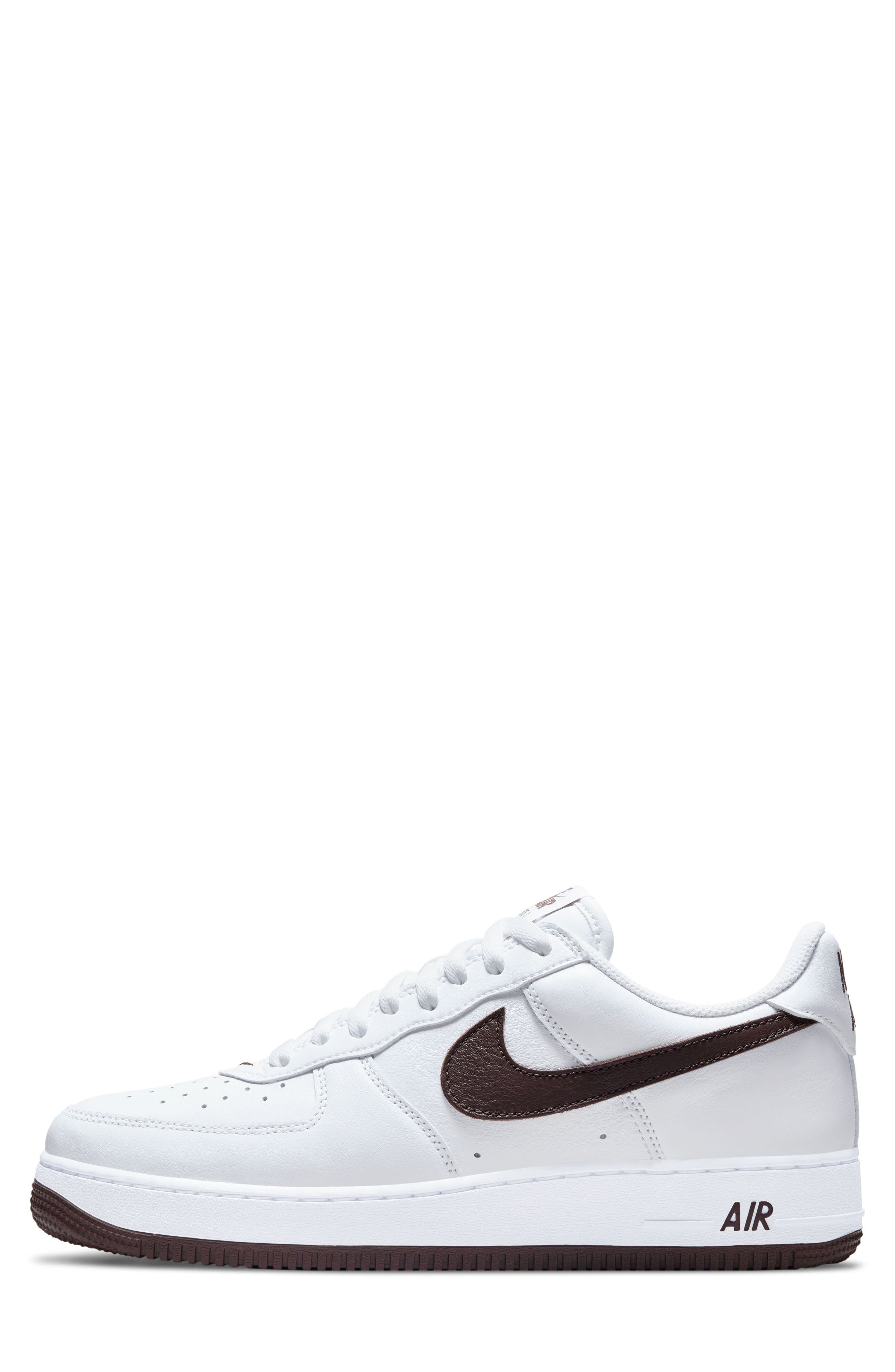 Air Force 1 Low Retro Basketball Sneaker, Alternate, color, WHITE/ CHOCOLATE/ GOLD
