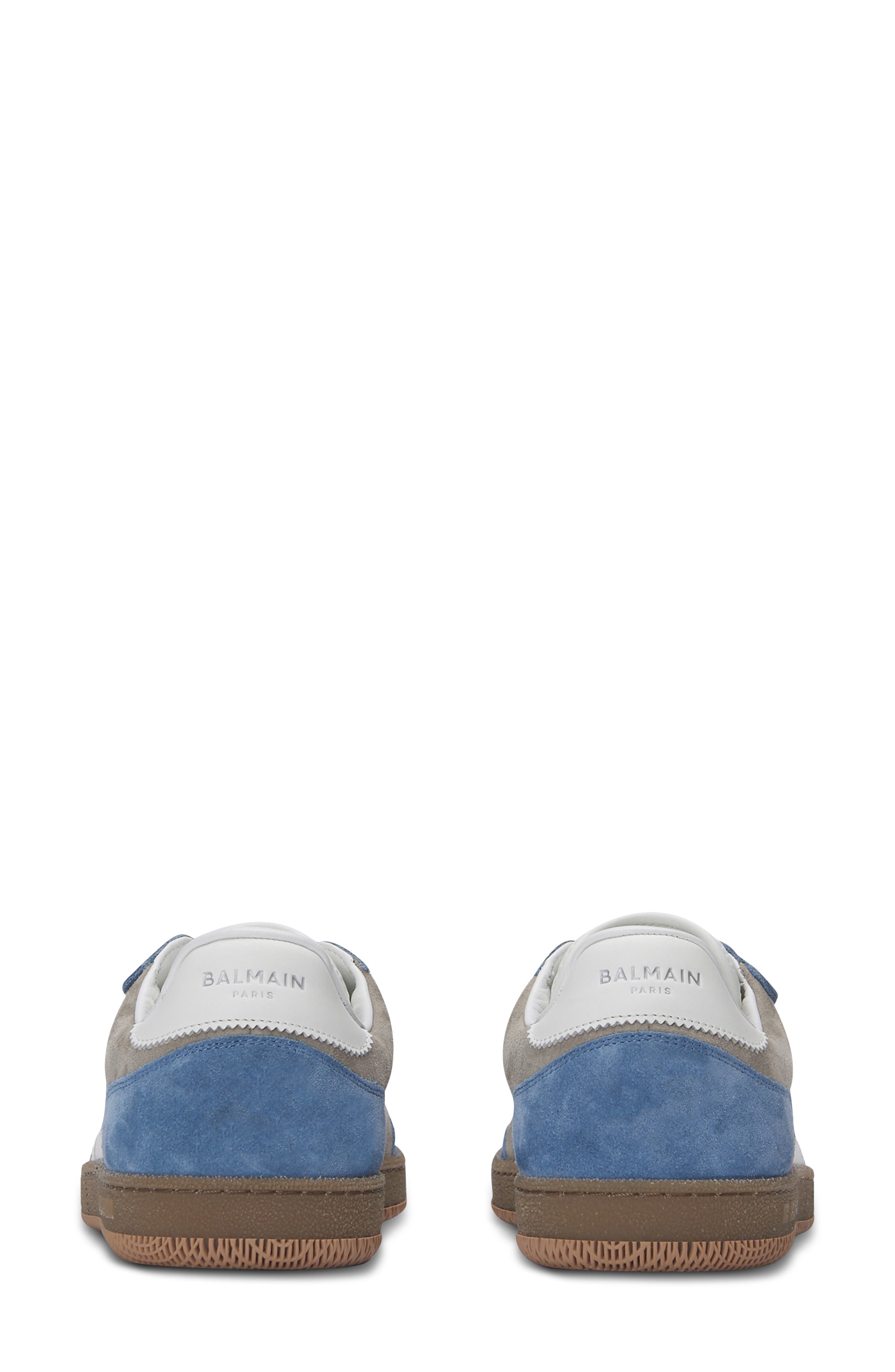 Balmain Swan Low Top Sneaker, Alternate, color, 