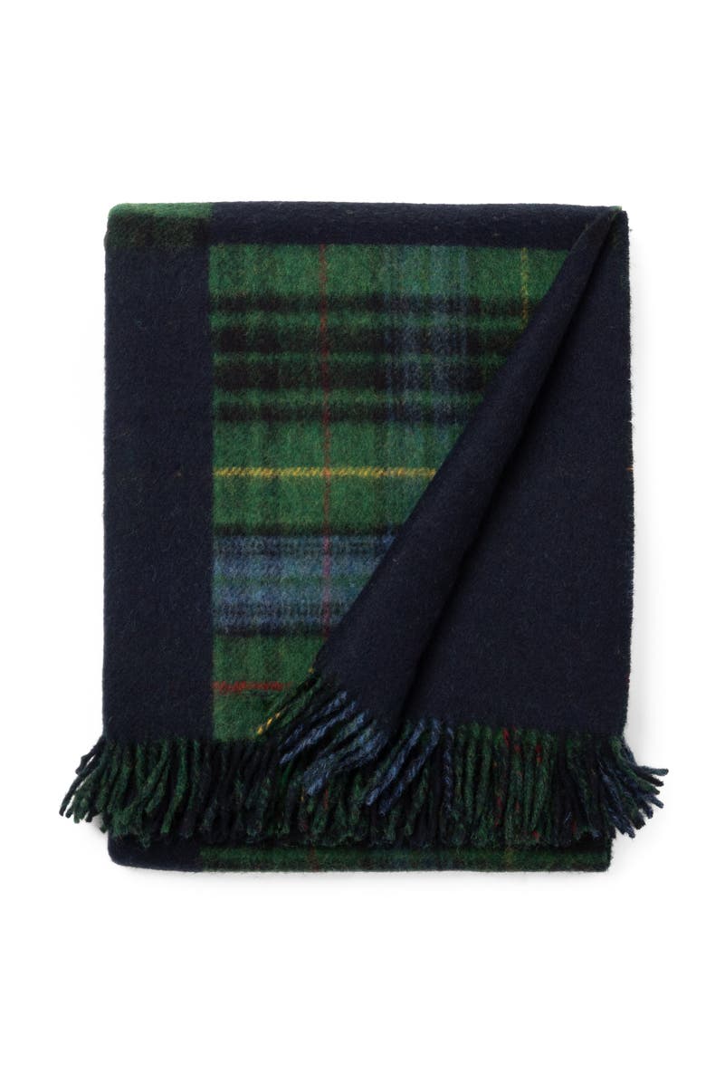 Prince of Scots Highland Tweeds Double Cloth Reversible Throw, Alternate, color, Classic Patchwork