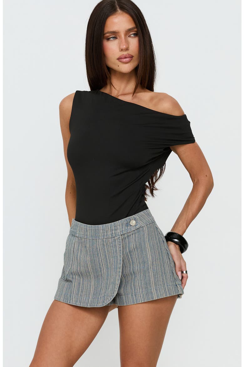 Lifetimes Micro Skort, Alternate, color, DARK BLUE STRIPE