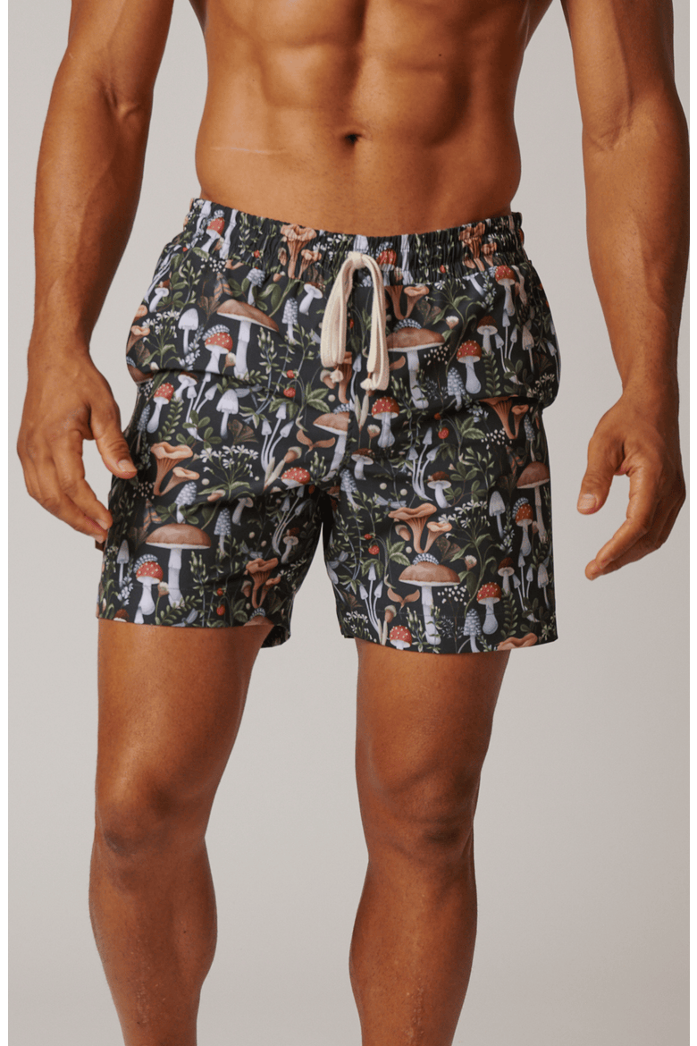 Magic Garden Swim Trunk, Main, color, Dark Forest