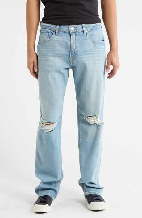 PAIGE Doheny Distressed Straight Leg Jeans