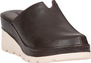 GOOD CHOICE NEW YORK Alna Faux Leather Wedge Clog