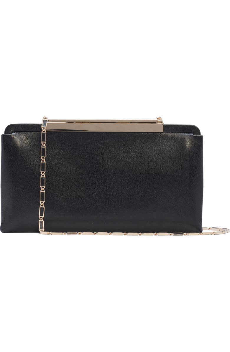 TOM FORD Supple Grained Leather Clutch, Alternate, color, 1N001 Black