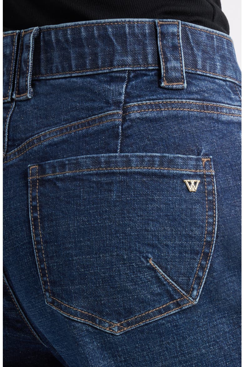 Skyrise High Waist Barely Barrel Jeans, Alternate, color, INDIGO