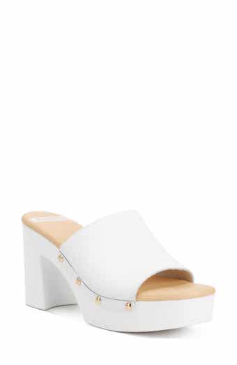 Drew Recycled Leather Platform Sandal