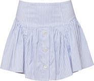 Fleur Du Mal Poplin Garter Skort