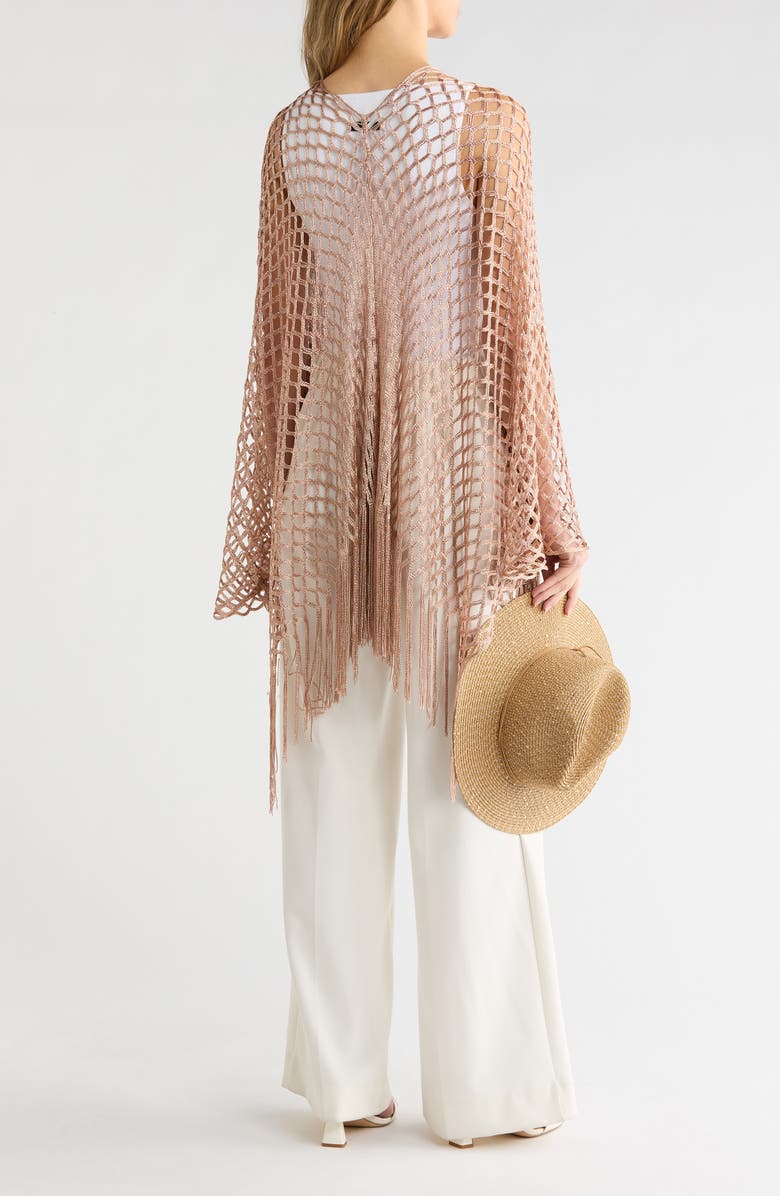 BCBGeneration Mesh Topper & Hat Set, Alternate, color, Copper