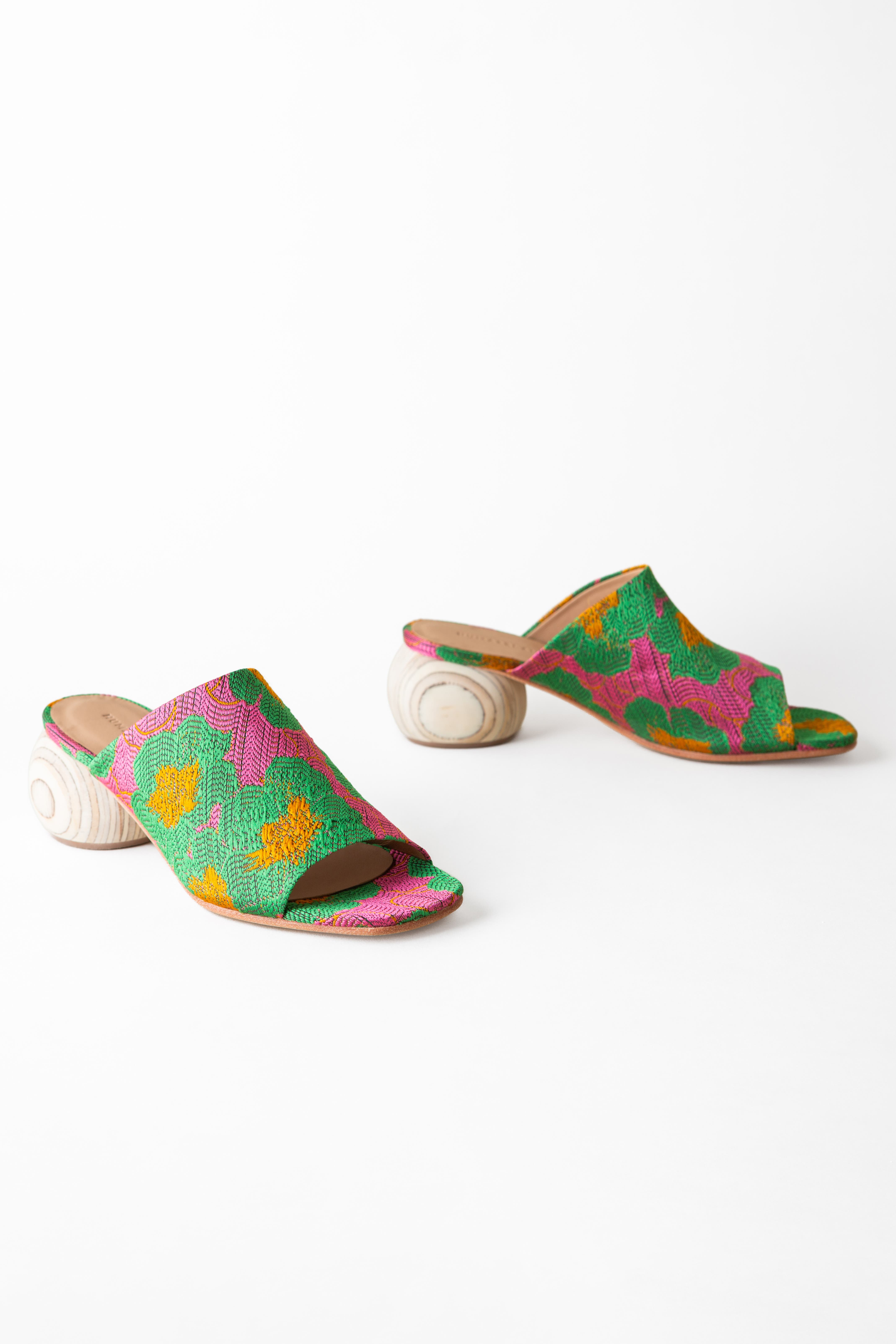 Huma Blanco Milla Woven Textile Slide Sandal, Alternate, color, Floral