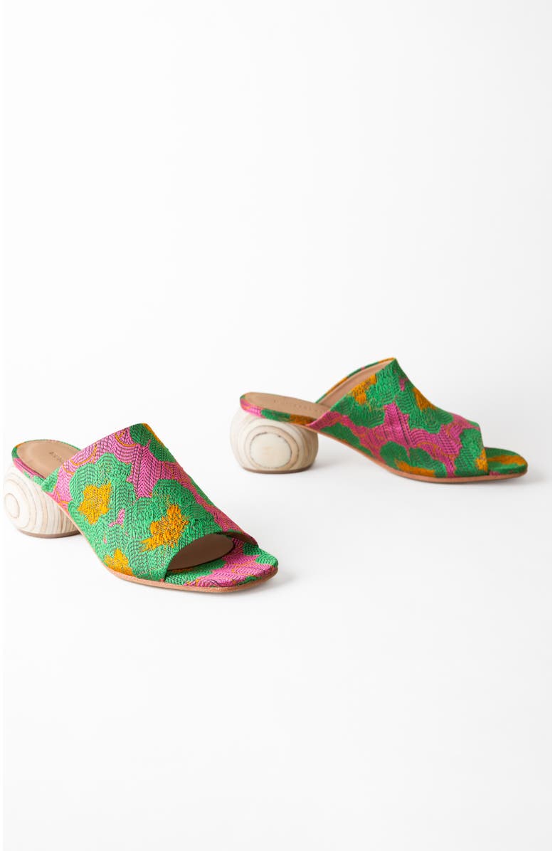 Huma Blanco Milla Woven Textile Slide Sandal, Alternate, color, Floral