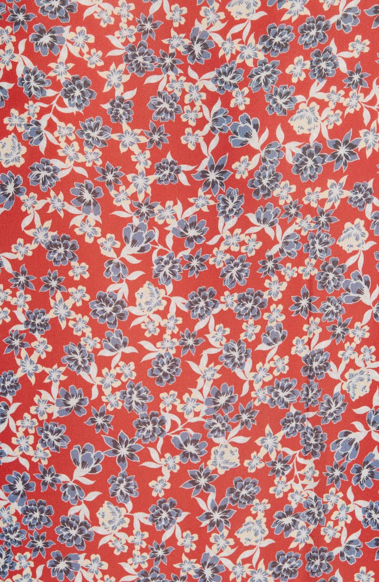 NICHOLAS Red Blossom Silk Blouse, Alternate, color,