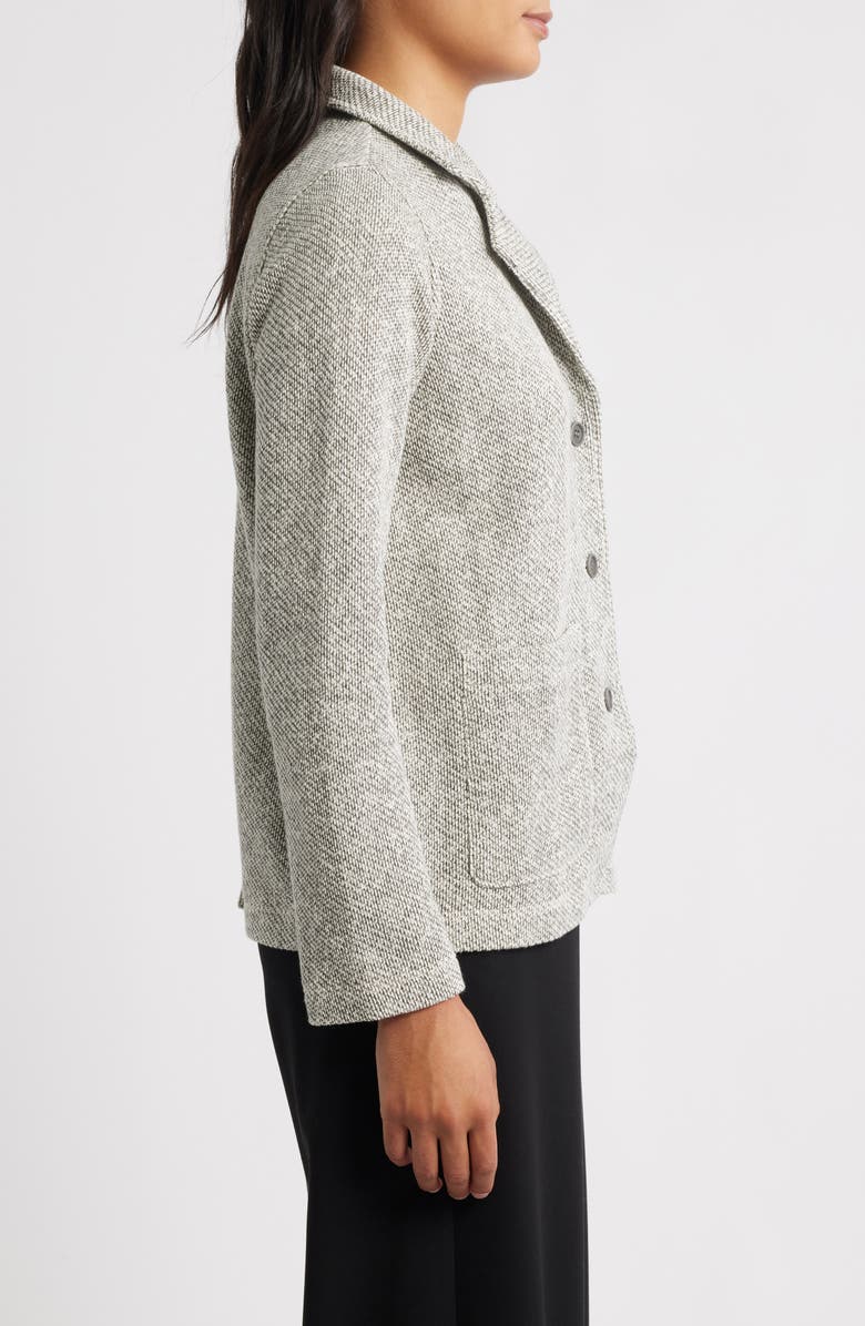 Eileen Fisher Organic Cotton Blazer, Alternate, color, Ash