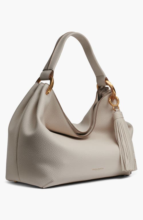 Donna Karan Glenwood Leather Shoulder With Tassel Detail