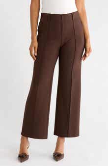 Pull-On Wide Leg Knit Pants